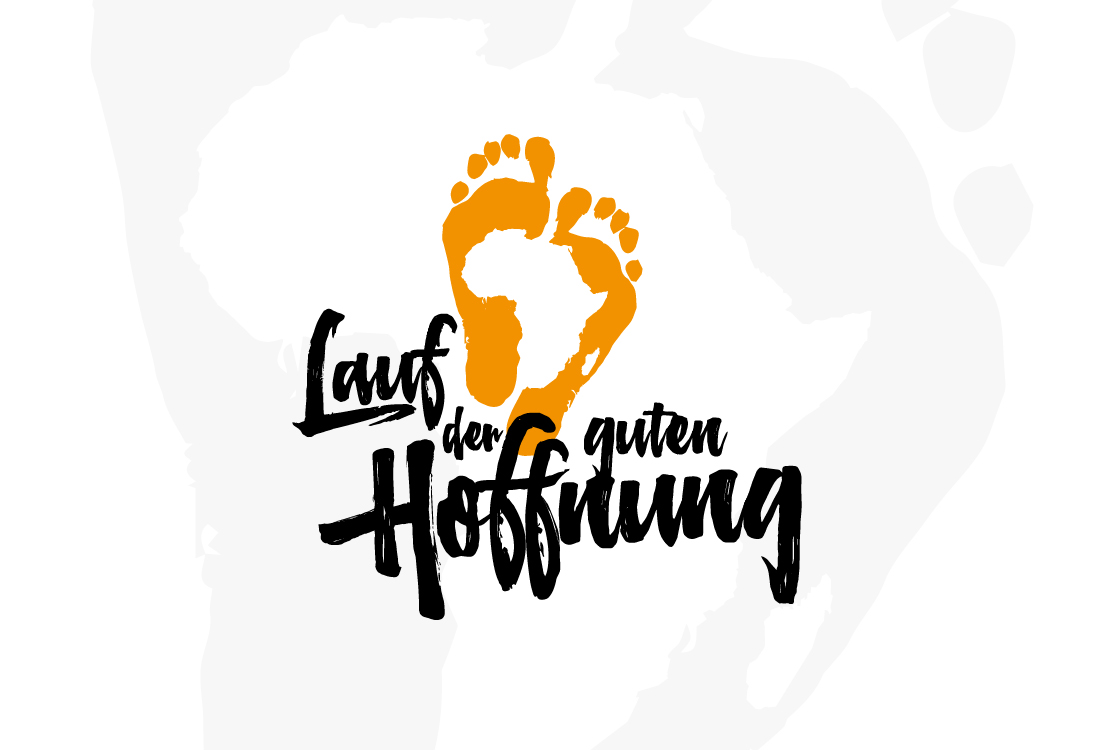 Das Logo vom Lauf der guten Hoffnung